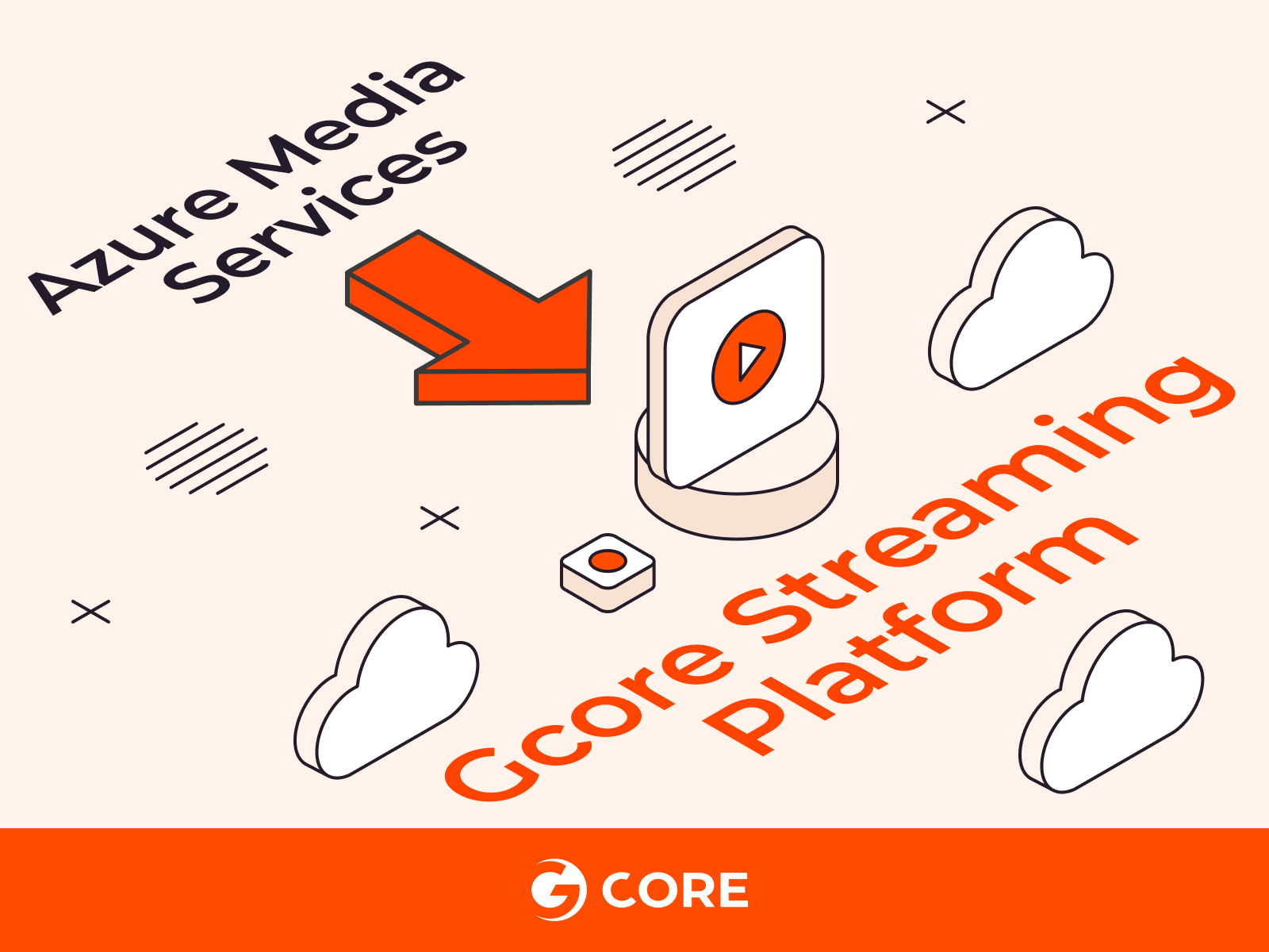 Azure Media Services에서 Gcore 스트리밍 플랫폼으로의 원활한 마이그레이션