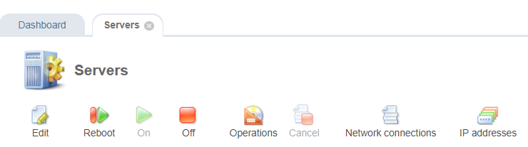 How to reboot or stop the server
